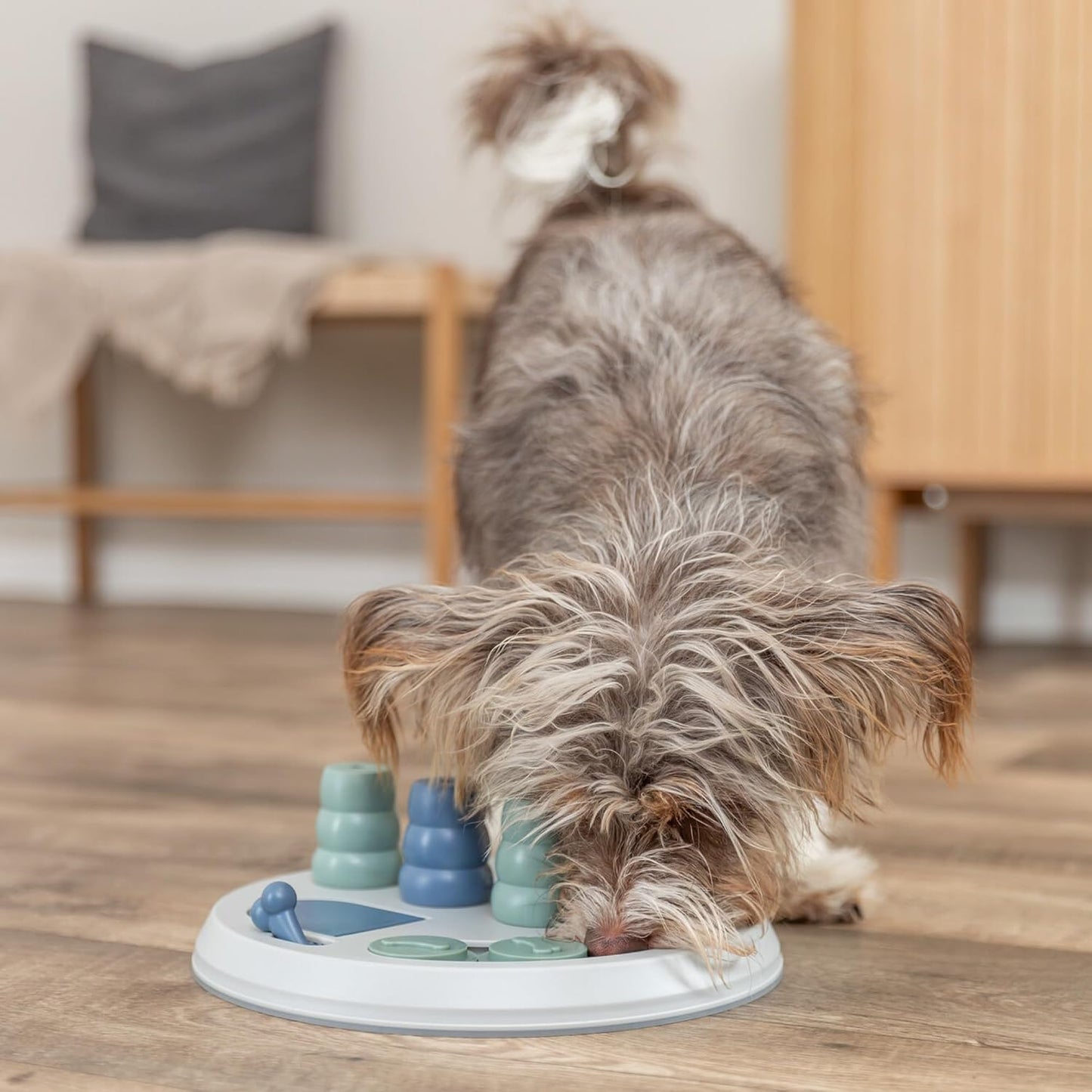 Flip Board XXL Dog Enrichment Toy, Intermediate Level 2 Dog Puzzle, Interactive Treat Game for Large Dogs